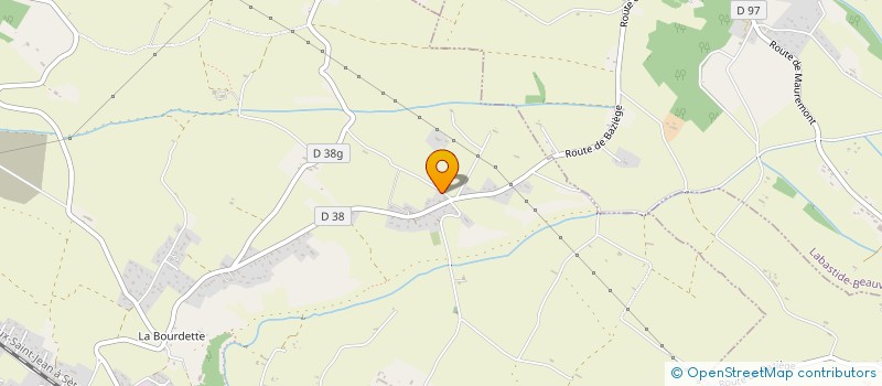 localisation de l'entreprise MONSIEUR MARC GUISELIN  BAZIEGE