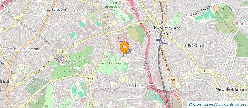 localisation de l'entreprise MONSIEUR MARC GUISELIN à MONTREUIL