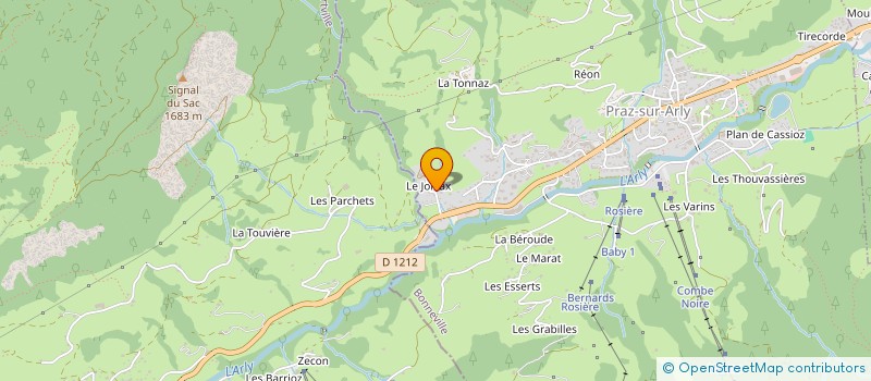 localisation de l'entreprise MONSIEUR MARC GUNKEL  PRAZ-SUR-ARLY