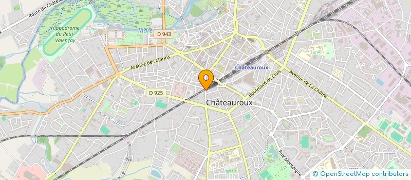 localisation de l'entreprise MONSIEUR MARC GUYOMARCH à CHATEAUROUX