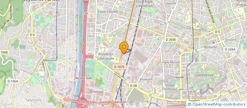 localisation de l'entreprise MONSIEUR MARC HADI à GRENOBLE