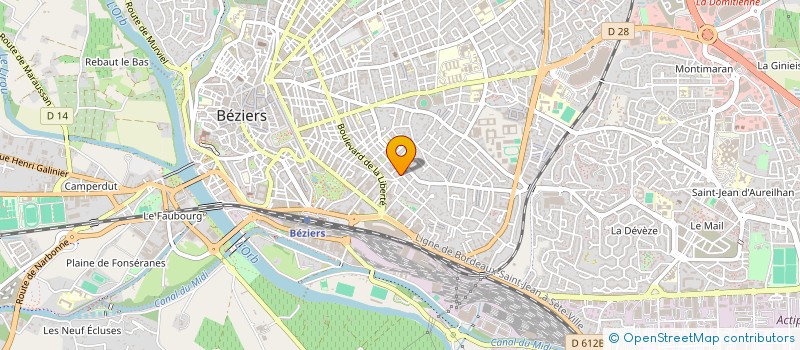 localisation de l'entreprise MONSIEUR MARC HADJERAS à BEZIERS