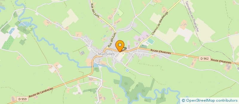 localisation de l'entreprise MONSIEUR MARC HALGRAIN  MAROILLES