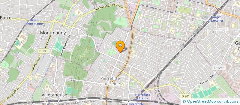 localisation de l'entreprise MONSIEUR MARC HALLARY à PIERREFITTE-SUR-SEINE