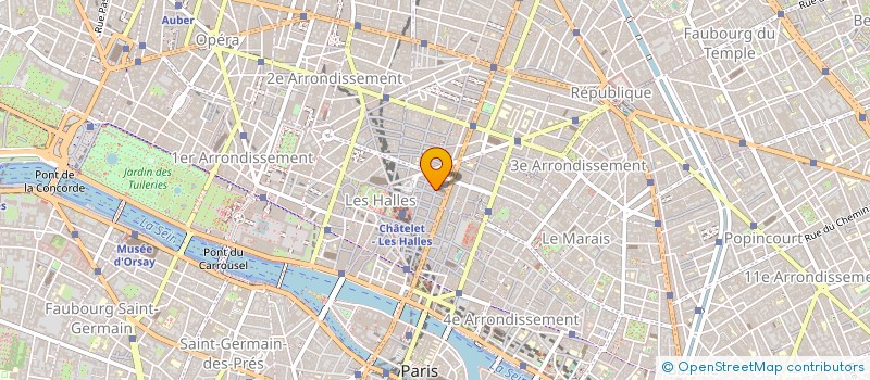 localisation de l'entreprise MONSIEUR MARC HALLEUX à PARIS