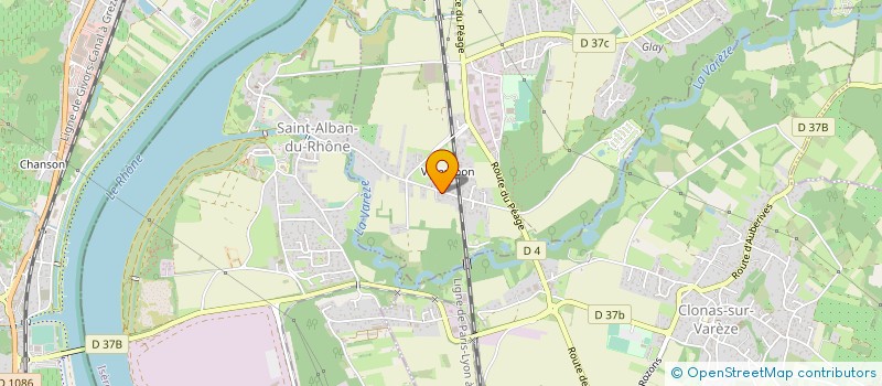 localisation de l'entreprise MONSIEUR MARC HAMADA  SAINT-CLAIR-DU-RHONE