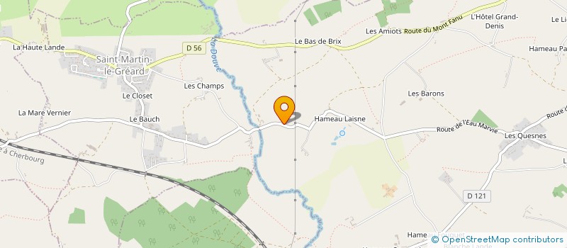 localisation de l'entreprise MONSIEUR MARC HAMEL  BRIX