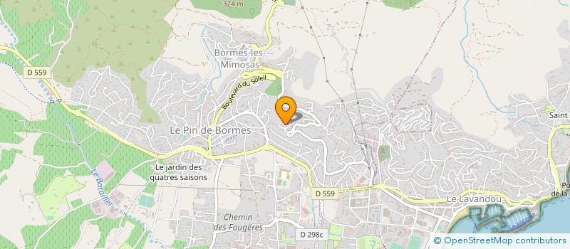 localisation de l'entreprise MONSIEUR MARC HAMELIN à BORMES-LES-MIMOSAS