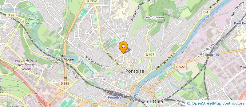 localisation de l'entreprise MONSIEUR MARC HAMELIN  PONTOISE