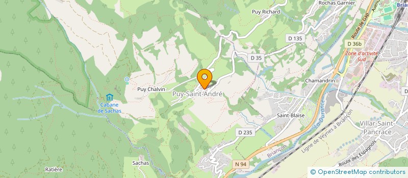 localisation de l'entreprise MONSIEUR MARC HAMITI  PUY-SAINT-ANDRE