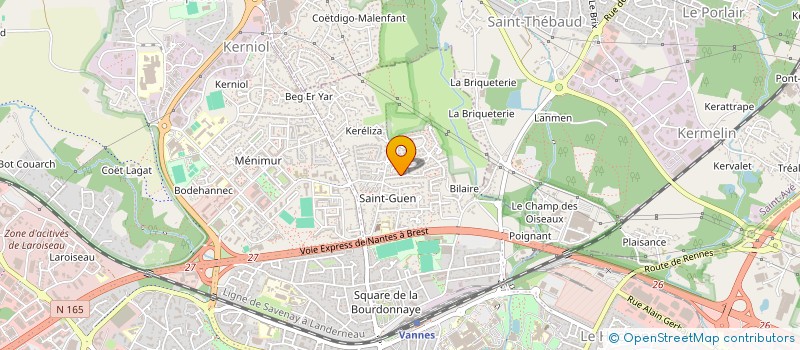 localisation de l'entreprise MONSIEUR MARC HAMON à VANNES