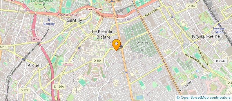 localisation de l'entreprise MONSIEUR MARC HAMOUI à LE KREMLIN-BICETRE