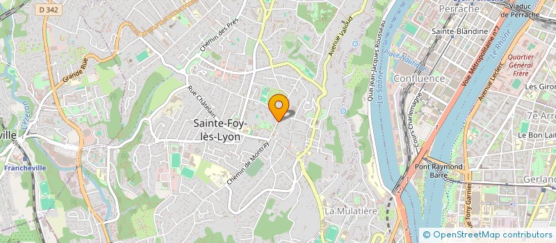 localisation de l'entreprise MONSIEUR MARC HANNIET à SAINTE-FOY-LES-LYON