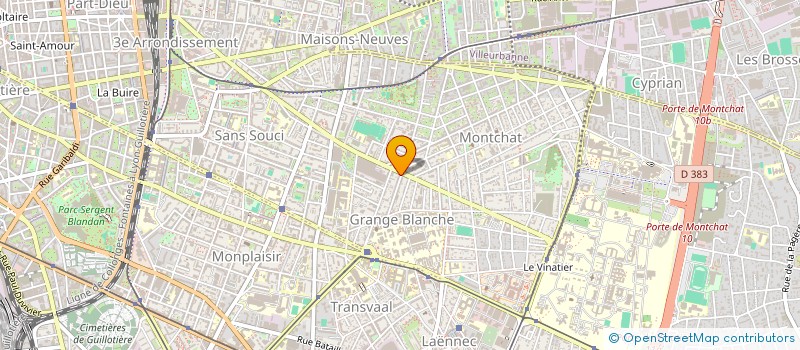 localisation de l'entreprise MONSIEUR MARC HANNUZET  LYON