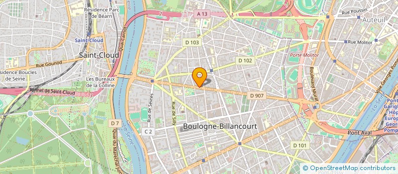 localisation de l'entreprise MONSIEUR MARC HANOUN à BOULOGNE-BILLANCOURT