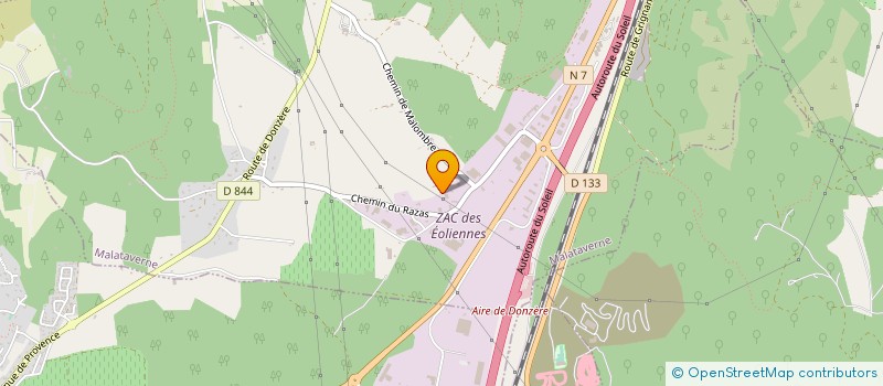 localisation de l'entreprise MONSIEUR MARC HAUTEFEUILLE  MALATAVERNE