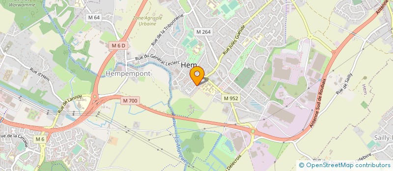 localisation de l'entreprise MONSIEUR MARC HAY  HEM