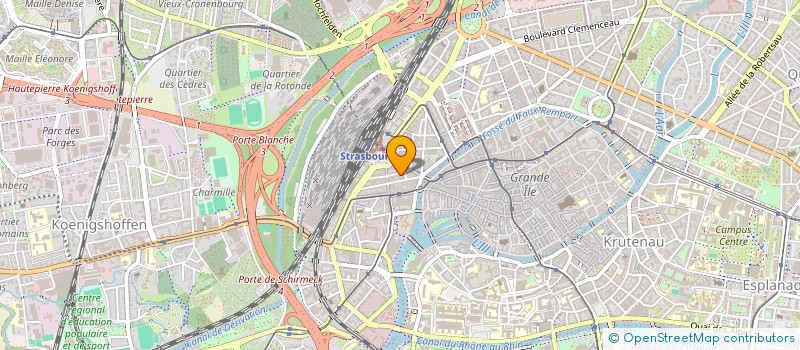 localisation de l'entreprise MONSIEUR MARC HEINRICH  STRASBOURG