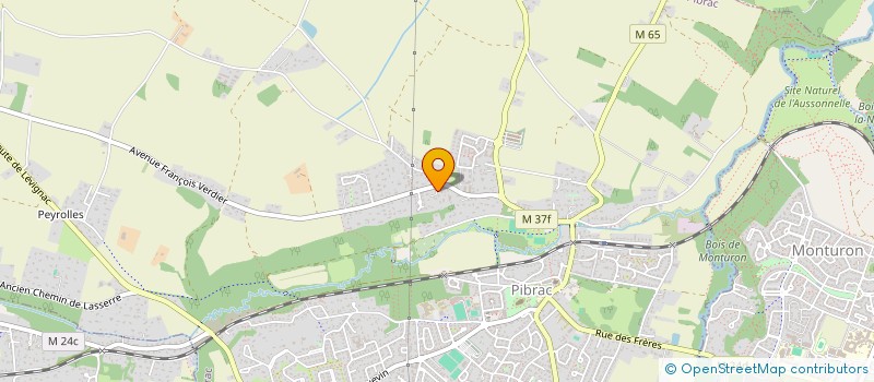 localisation de l'entreprise MONSIEUR MARC HELL  PIBRAC