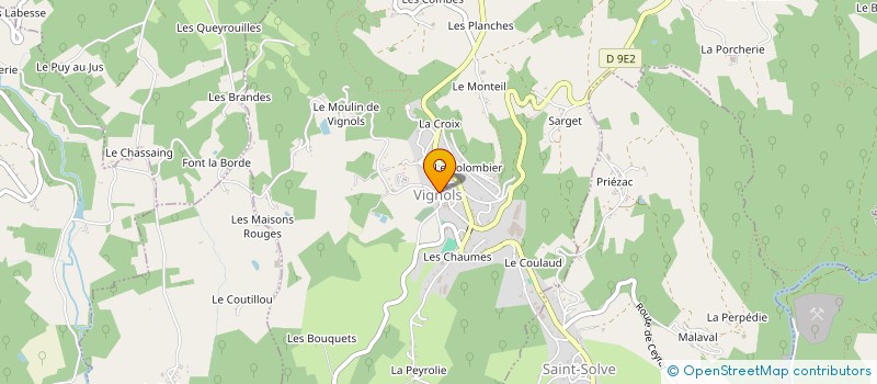 localisation de l'entreprise MONSIEUR MARC HEMET à VIGNOLS