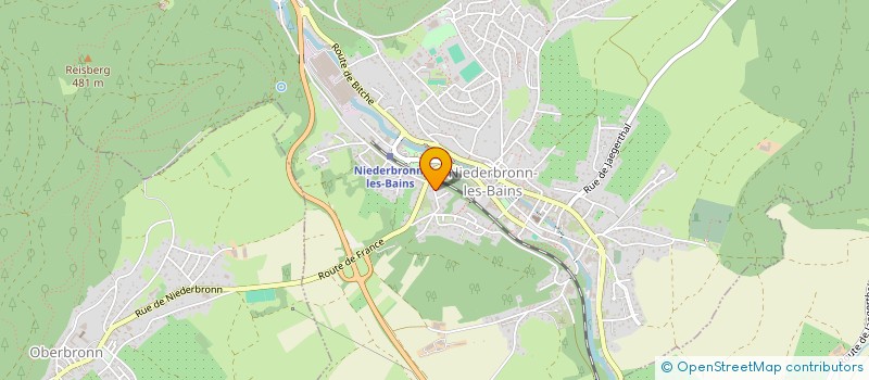 localisation de l'entreprise MONSIEUR MARC HENNEQUIN à NIEDERBRONN-LES-BAINS