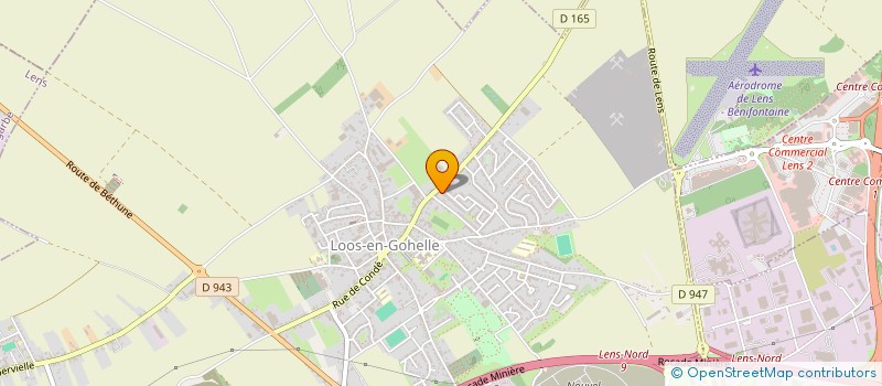 localisation de l'entreprise MONSIEUR MARC HENNION  LOOS-EN-GOHELLE