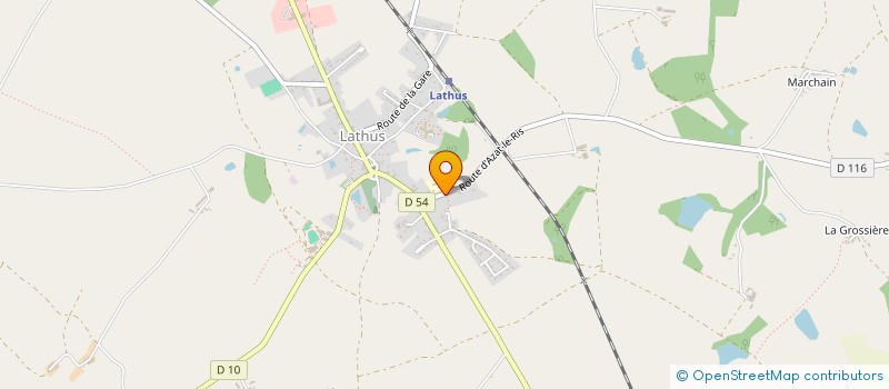 localisation de l'entreprise MONSIEUR MARC-HENRI DUPIN  LATHUS-SAINT-REMY