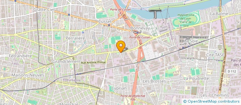 localisation de l'entreprise MONSIEUR MARC HENRI-LATTIRE TANOH  VILLEURBANNE