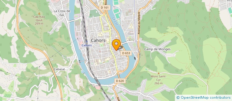 localisation de l'entreprise MONSIEUR MARC-HENRI MAISONHAUTE  CAHORS