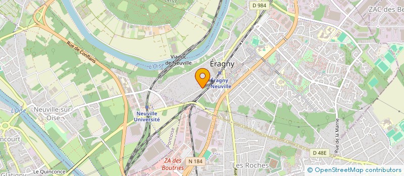 localisation de l'entreprise MONSIEUR MARC HENRI PIERA  ERAGNY