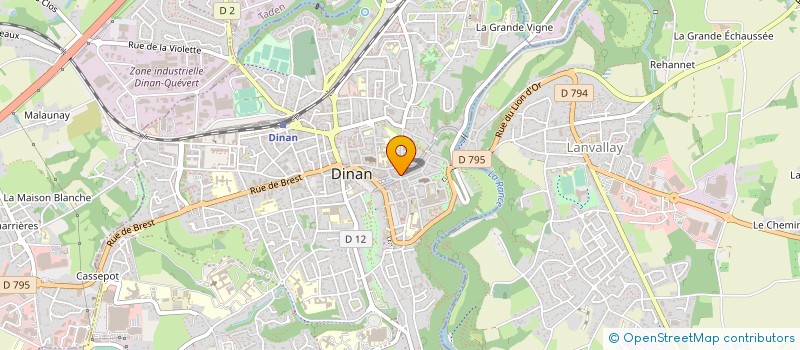 localisation de l'entreprise MONSIEUR MARC HENRY à DINAN