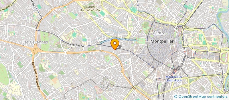 localisation de l'entreprise MONSIEUR MARC HENRY à MONTPELLIER