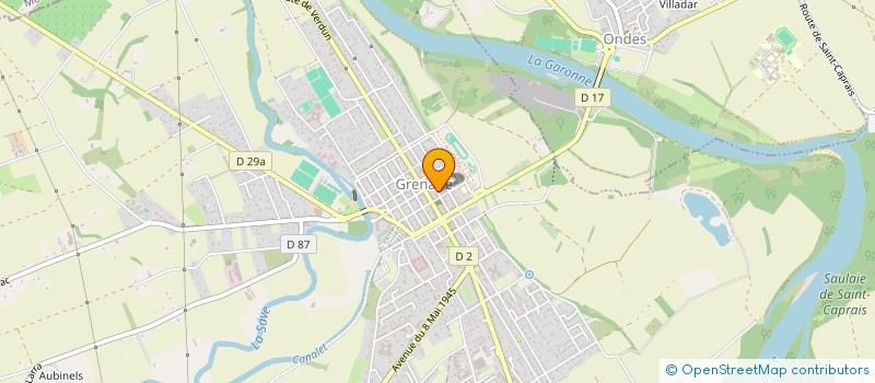 localisation de l'entreprise MONSIEUR MARC HENRY  GRENADE