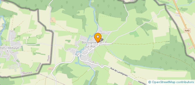 localisation de l'entreprise MONSIEUR MARC HENRY à BOUSIGNIES-SUR-ROC