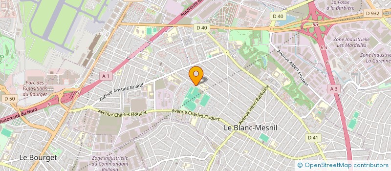 localisation de l'entreprise MONSIEUR MARC-HENRY BOUZY à LE BLANC-MESNIL