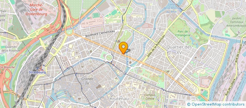 localisation de l'entreprise MONSIEUR MARC HENRY BRUTUS à STRASBOURG