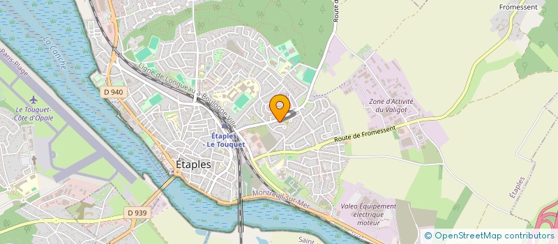 localisation de l'entreprise MONSIEUR MARC-HENRY CHAUCHOY  ETAPLES