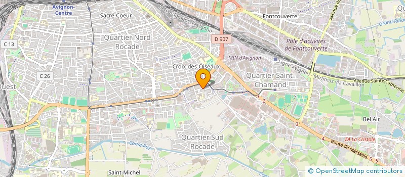 localisation de l'entreprise MONSIEUR MARC-HENRY PICARD  AVIGNON