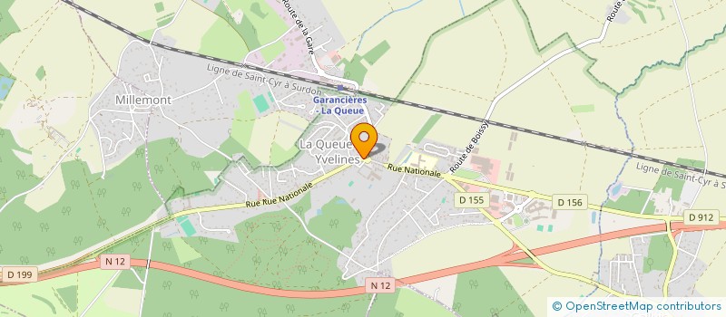 localisation de l'entreprise MONSIEUR MARC HERVE à LA QUEUE-LES-YVELINES