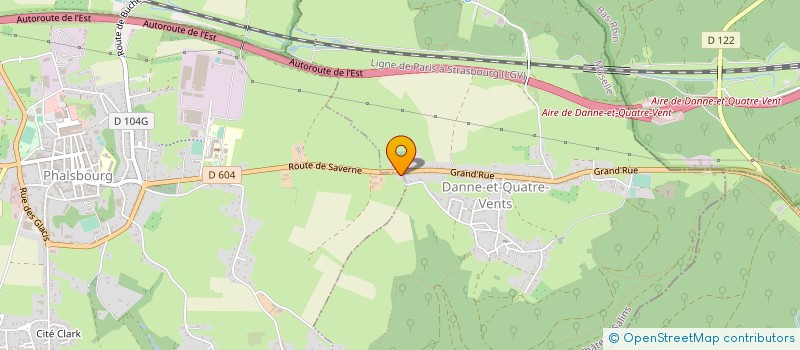 localisation de l'entreprise MONSIEUR MARC HINSCHBERGER  PHALSBOURG