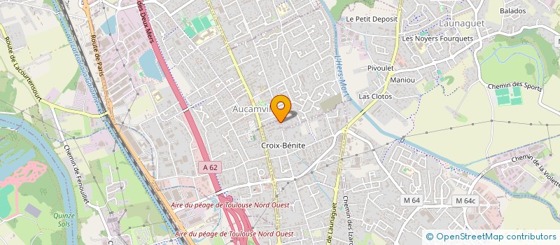 localisation de l'entreprise MONSIEUR MARC HIPPOLYTE MANSAL  TOULOUSE