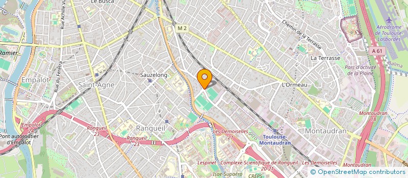 localisation de l'entreprise MONSIEUR MARC HOFFMAN  TOULOUSE