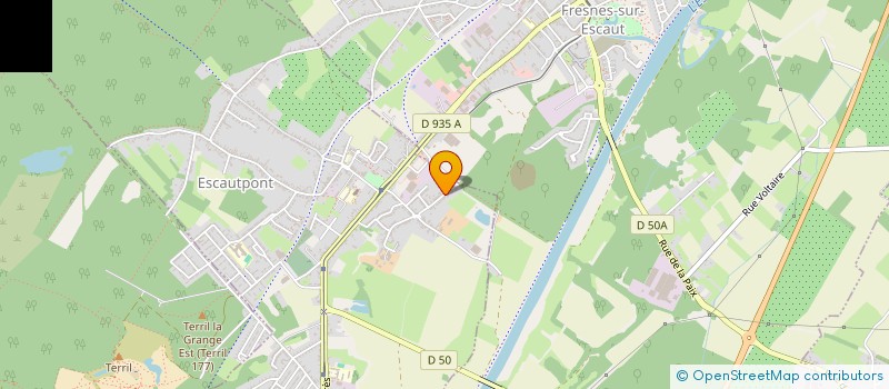 localisation de l'entreprise MONSIEUR MARC HOURDEAU  ESCAUTPONT