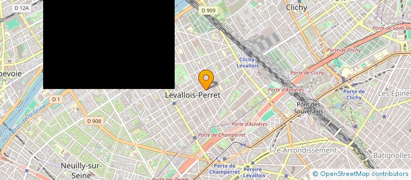 localisation de l'entreprise MONSIEUR MARC HU à LEVALLOIS-PERRET