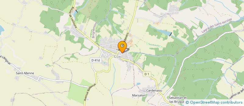 localisation de l'entreprise MONSIEUR MARC HUAN  COX