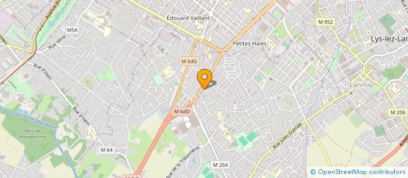 localisation de l'entreprise MONSIEUR MARC HUBAUT à HEM