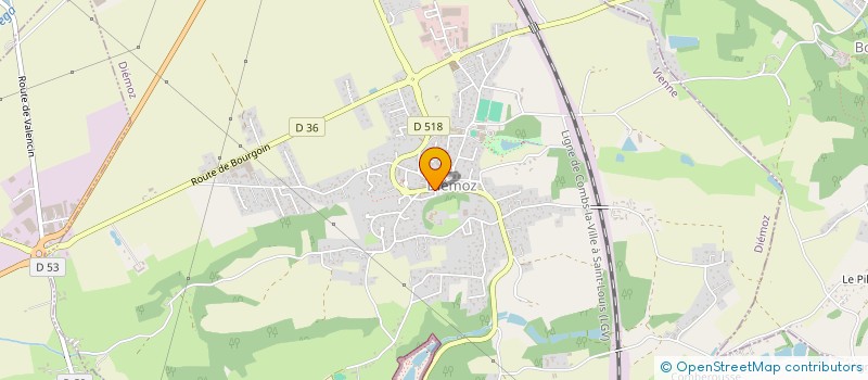 localisation de l'entreprise MONSIEUR MARC HUBER  DIEMOZ