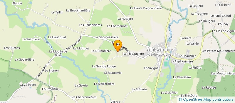 localisation de l'entreprise MONSIEUR MARC HUBERT à SAINT-GERMAIN-DE-LA-COUDRE