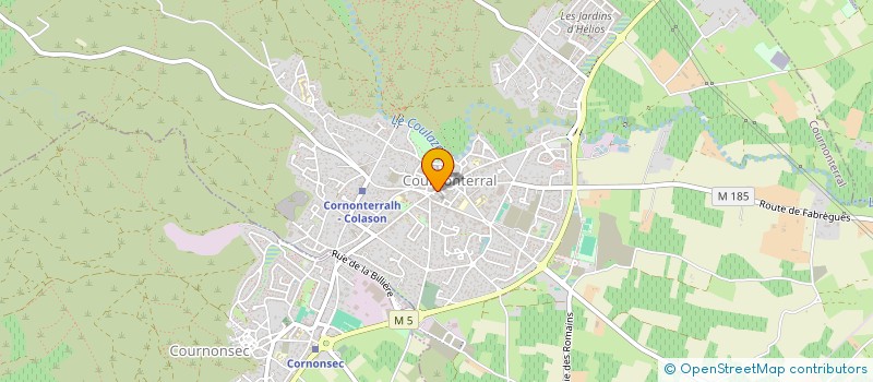 localisation de l'entreprise MONSIEUR MARC HUBERT à COURNONTERRAL