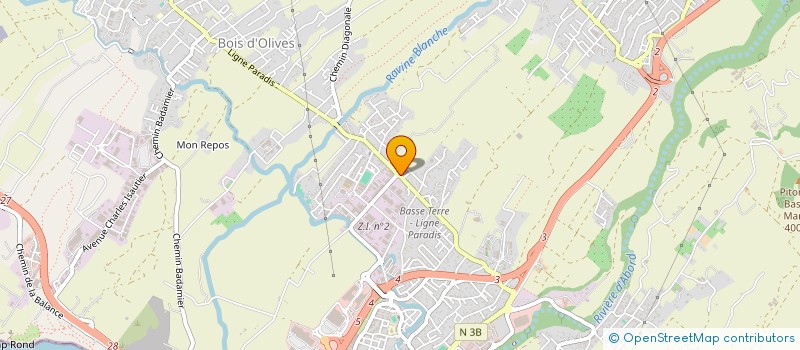 localisation de l'entreprise MONSIEUR MARC HUBERT  SAINT-PIERRE